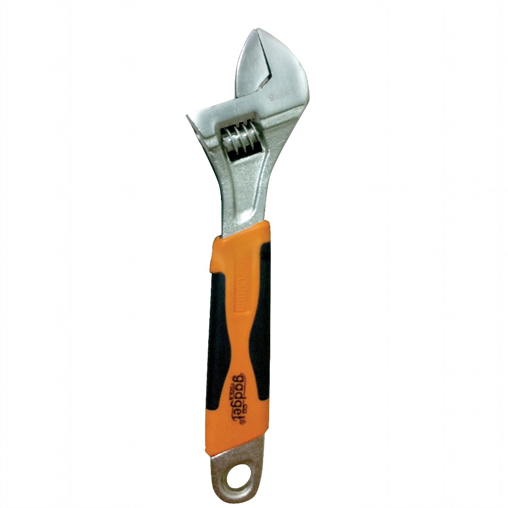 Gadget Adjustable Wrench with Two-Component Handle 200 mm