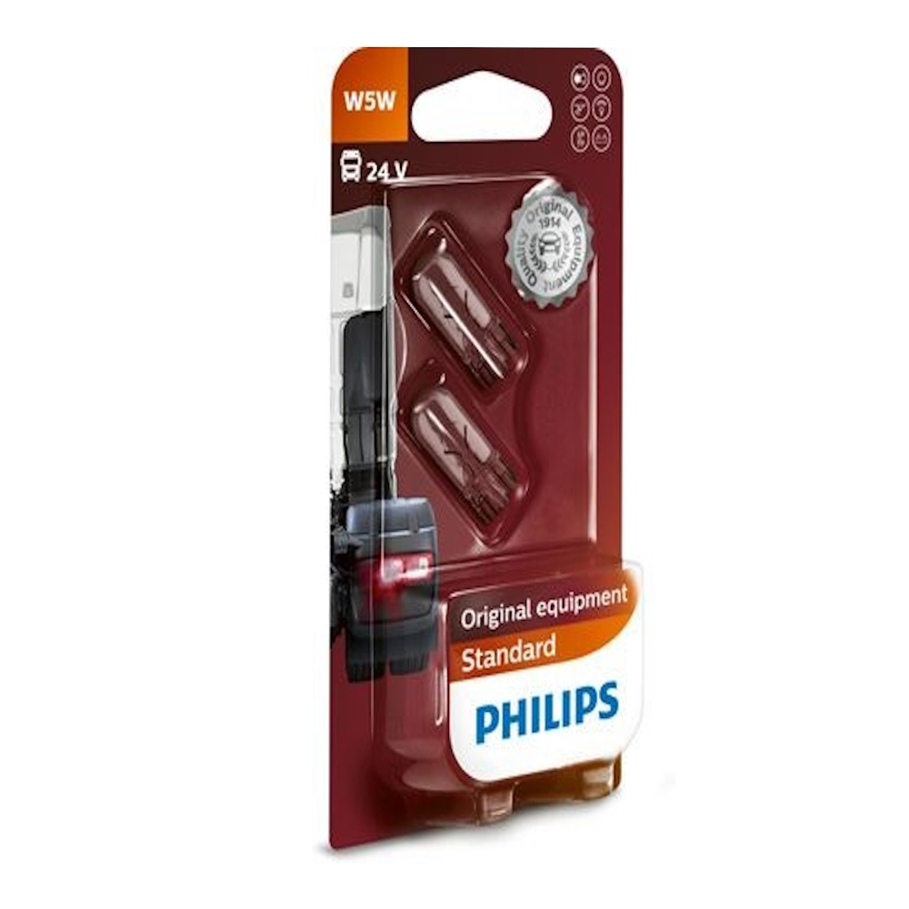 Philips 12V W5W W2.1?9.5d Bulb
