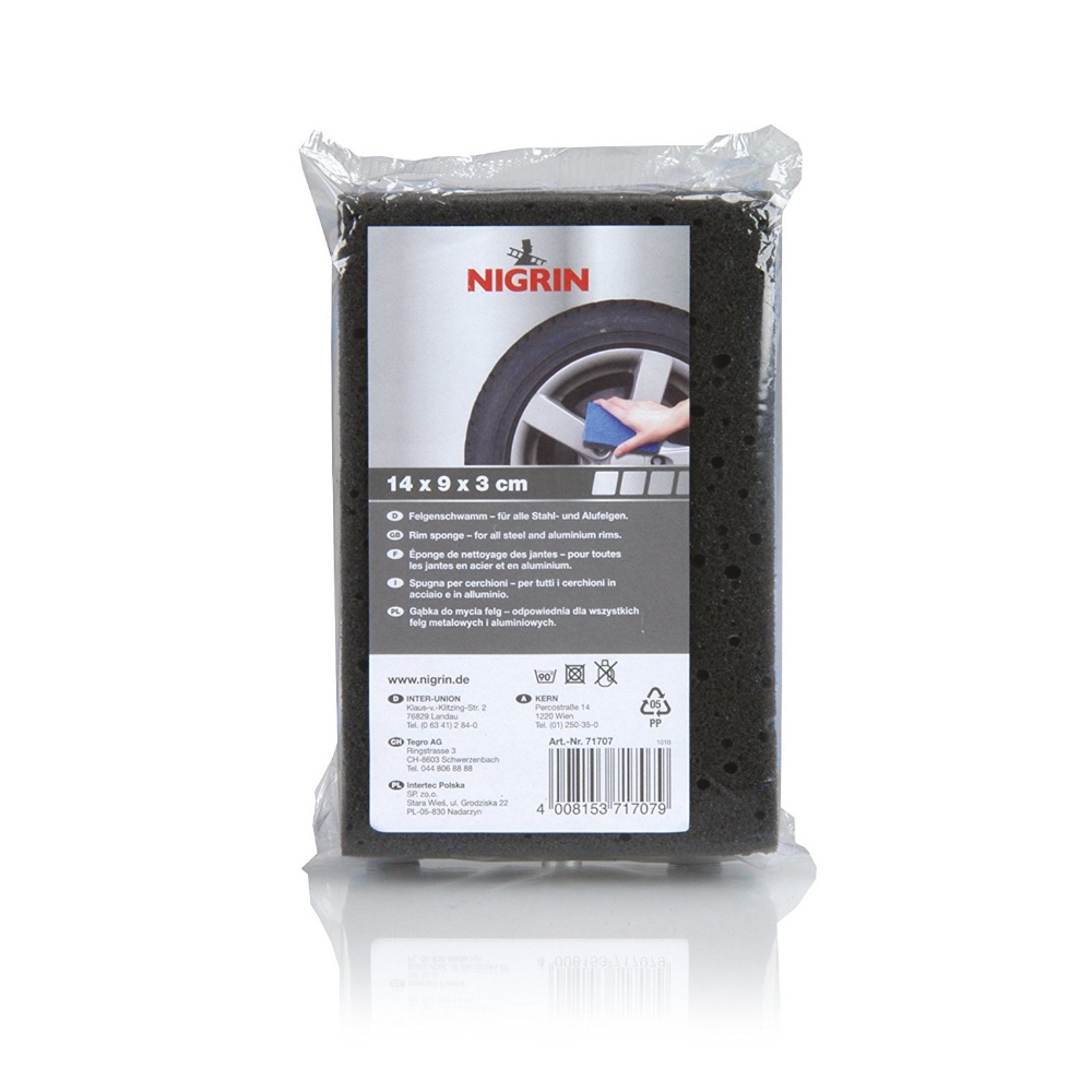 NIGRIN rim sponge 14x9x3 cm