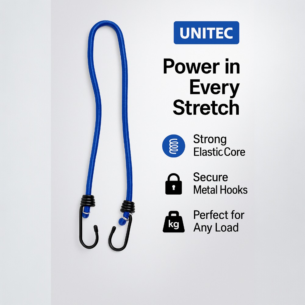 Elastic cord 80 cm UNITEC - Image 3