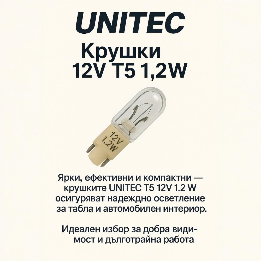 UNITEC Bulbs 12V T5 1.2W - Image 3