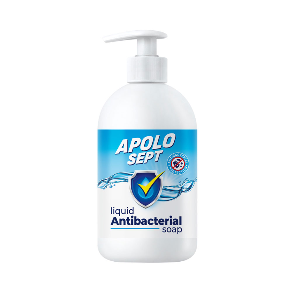 Liquid Antibacterial Soap Pump - 500ml