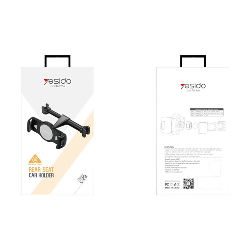 Car holder on front seat headrest folding 4-10'' - Image 5